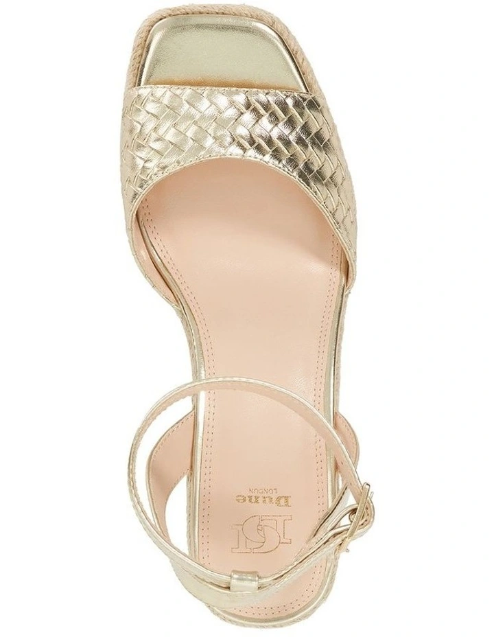 Kerries Wedge Sandal in Gold image 3