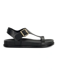 Lostin Thong Sandal in Black