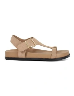 Lostin Thong Sandal in Taupe