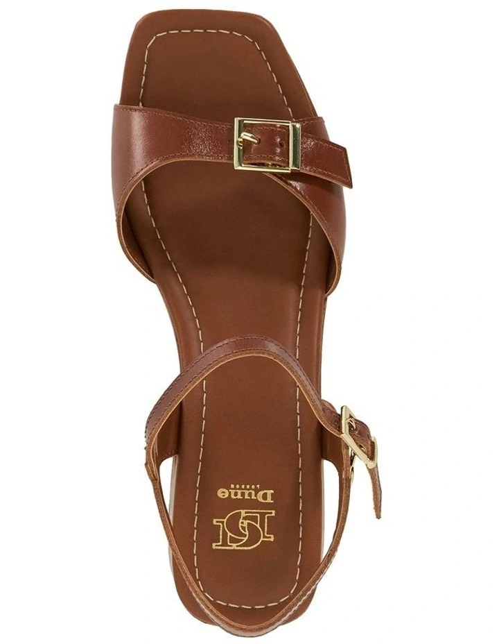 Jeane Low Mid Heel in Brown image 3