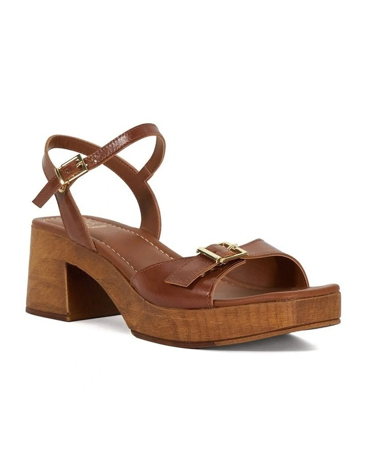 Jeane Low Mid Heel in Brown image 4