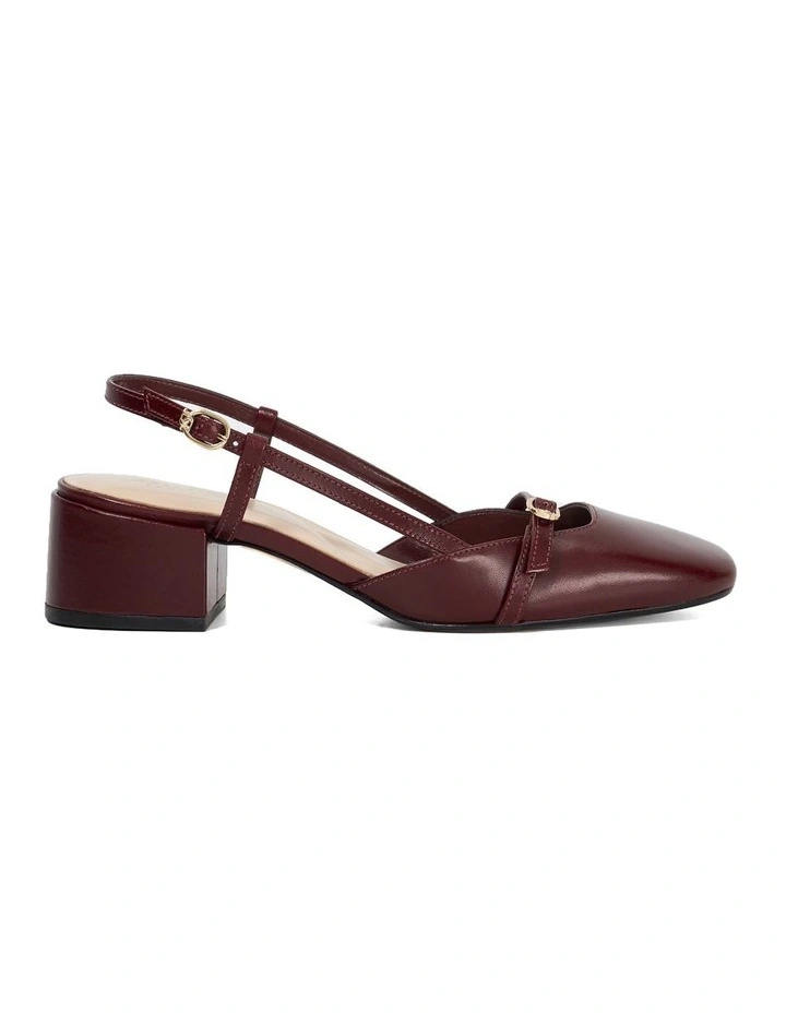 Definition Slingback Pump in Burgundy image 1
