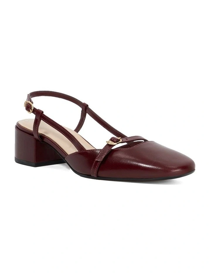 Definition Slingback Pump in Burgundy image 3