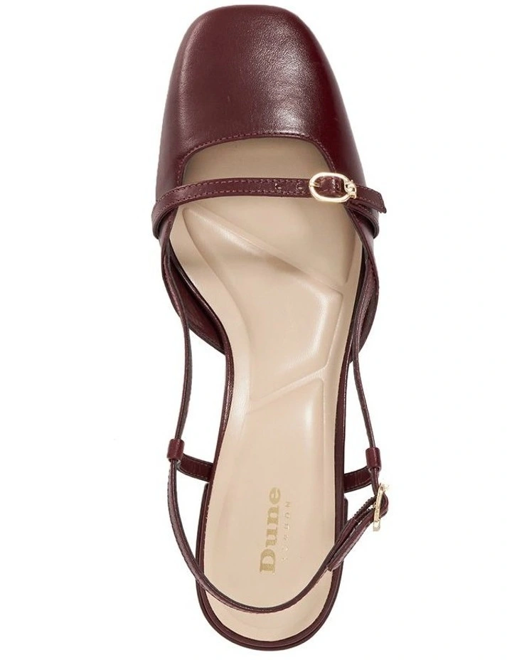 Definition Slingback Pump in Burgundy image 4