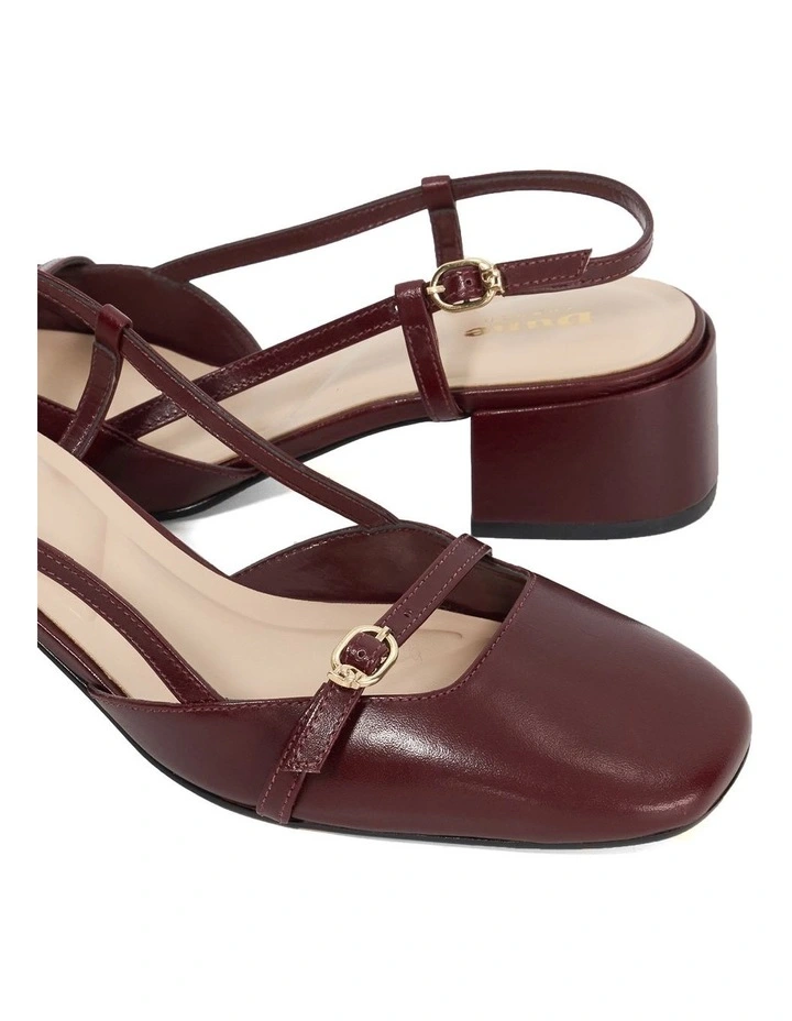 Definition Slingback Pump in Burgundy image 6
