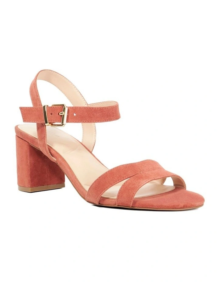 Merisa Heeled Sandal in Coral image 2