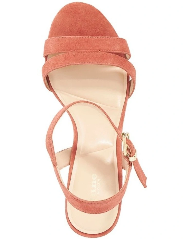 Merisa Heeled Sandal in Coral image 3