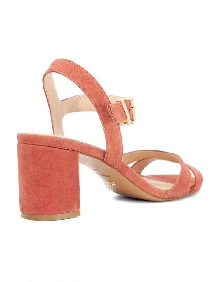 Merisa Heeled Sandal in Coral image 4