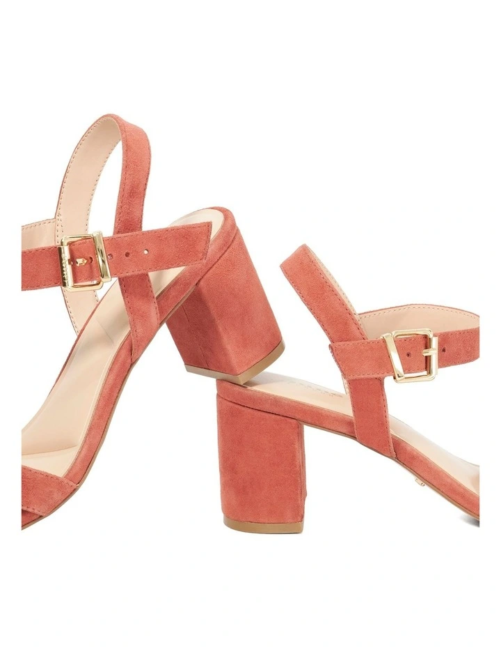 Merisa Heeled Sandal in Coral image 5