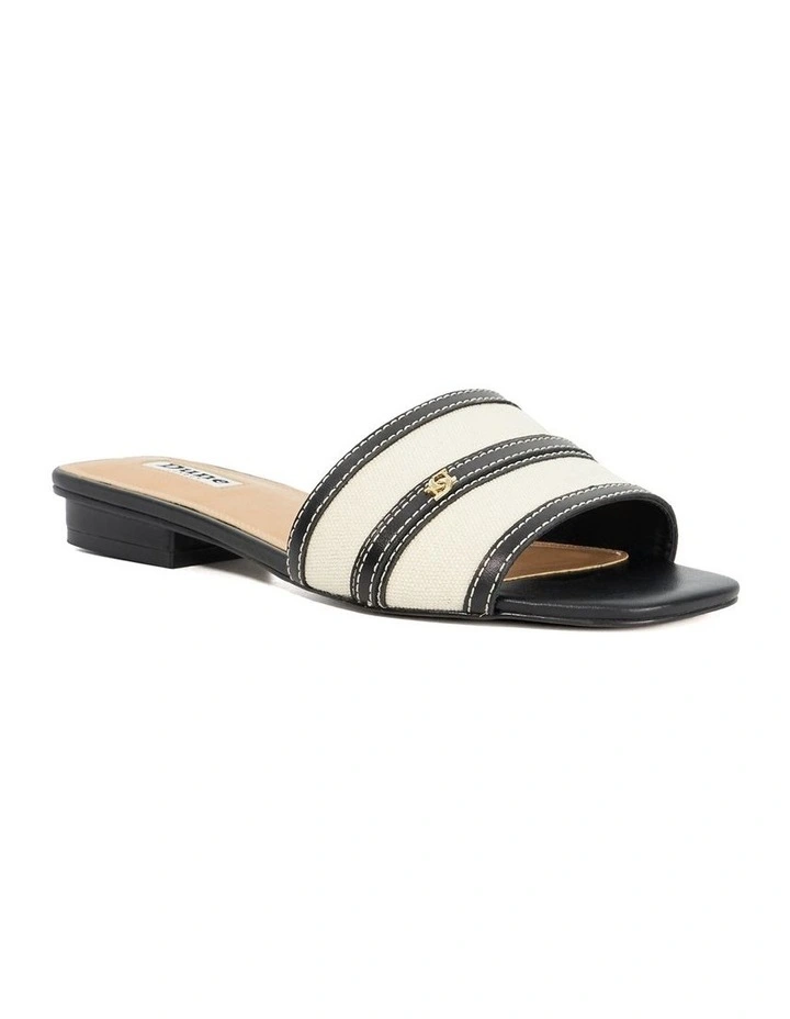 Lorenzo Flat Sandal in Black image 2