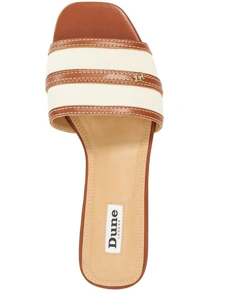 Lorenzo Flat Sandal in Tan image 3