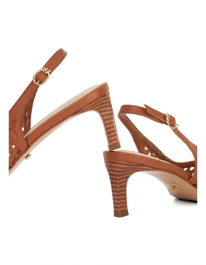 Divided Kitten Slingback in Tan image 5