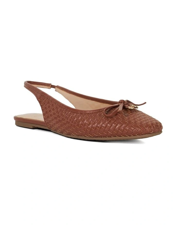 Harries Slingback Flat in Tan image 2