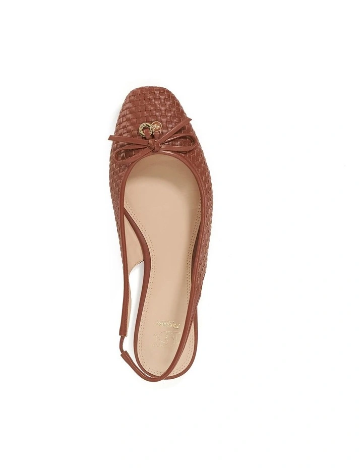 Harries Slingback Flat in Tan image 3