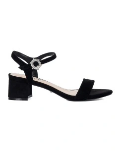 Measure Low Block Heel in Black