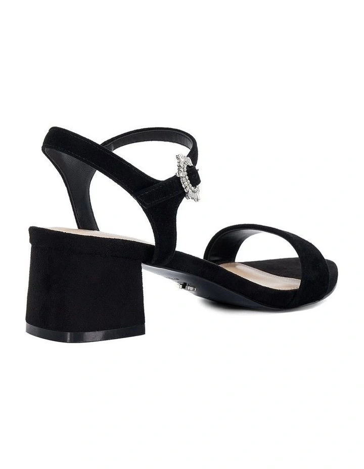 Measure Low Block Heel in Black image 5