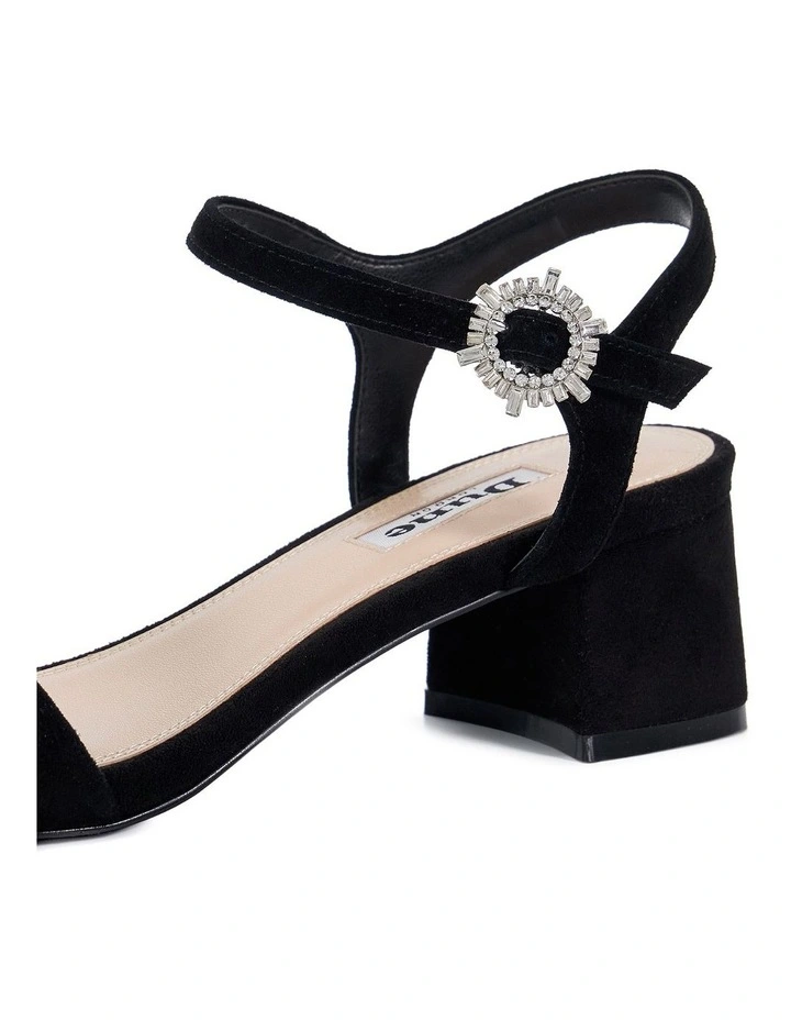 Measure Low Block Heel in Black image 6