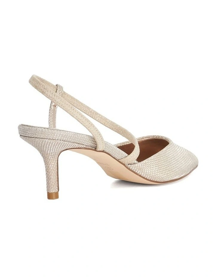 Chasing Slingback Court in Gold image 4