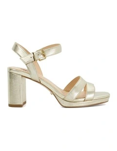 Manifesting Heeled Sandal In Gold