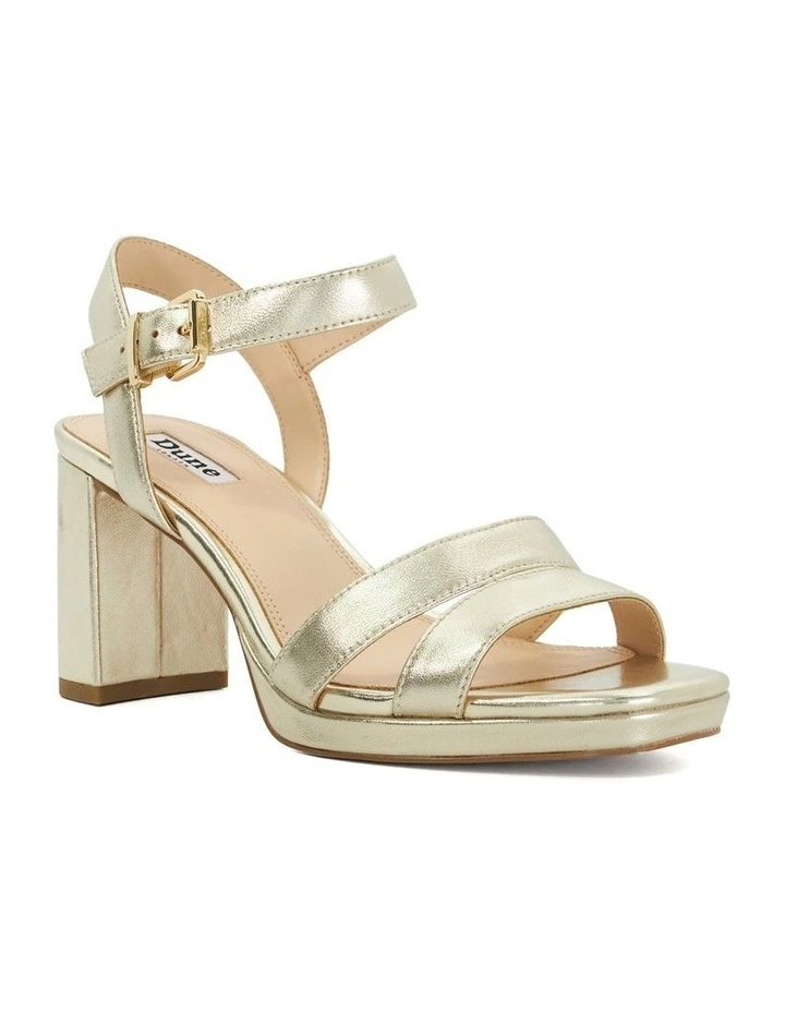 Manifesting Heeled Sandal In Gold image 2