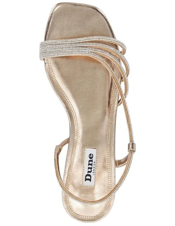 Natalia Flat Sandal in Gold image 3