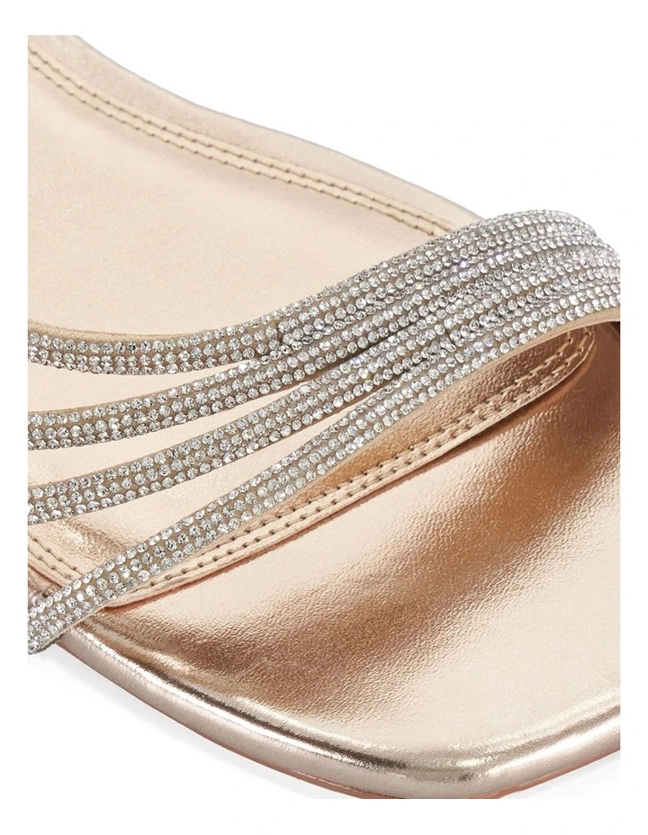 Natalia Flat Sandal in Gold image 5