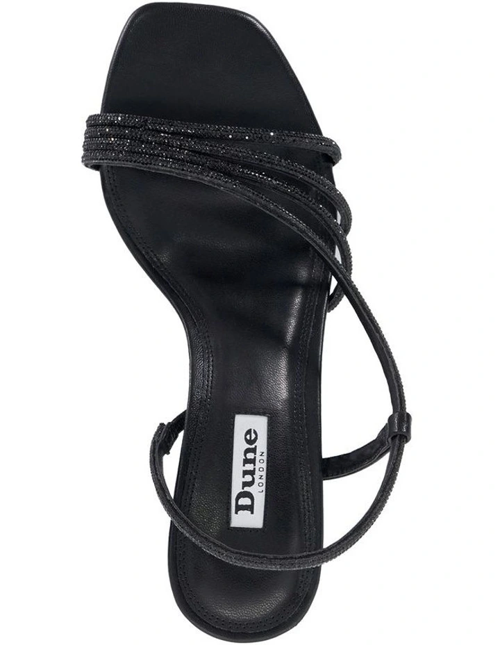 Matilda Heeled Sandal in Black image 3