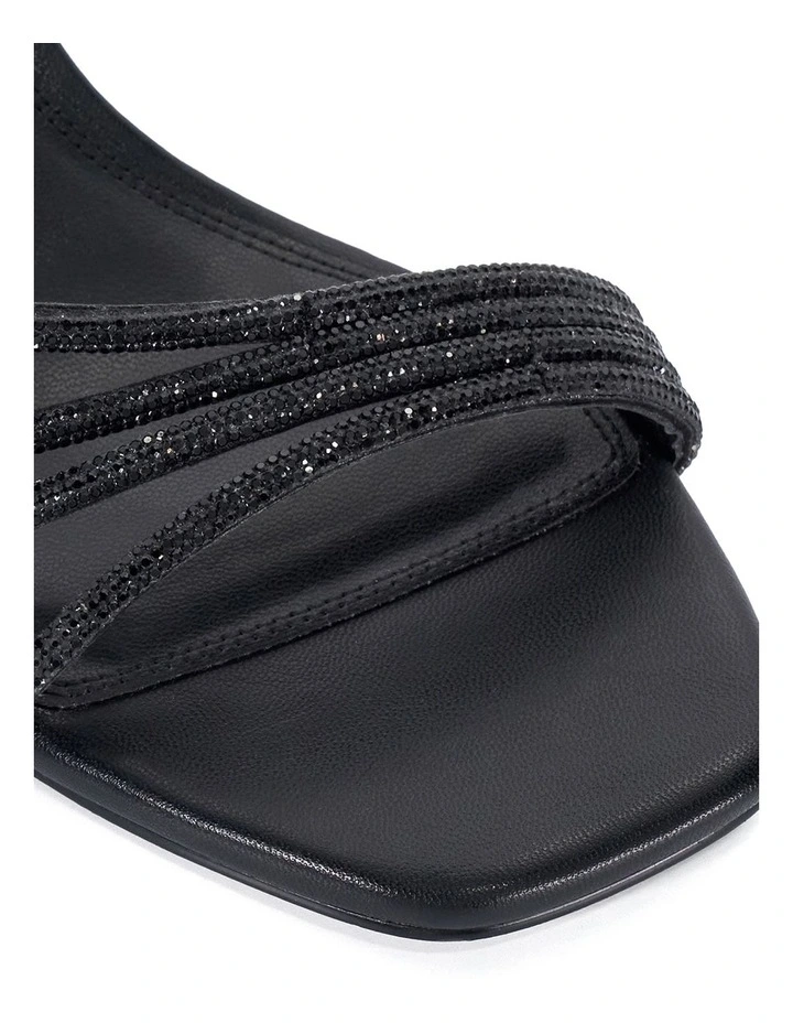 Matilda Heeled Sandal in Black image 5