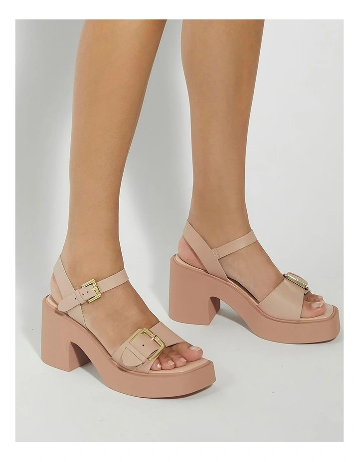 Jupiter Block Heel In Blush image 2