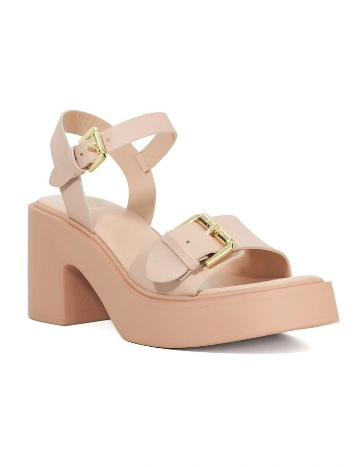 Jupiter Block Heel In Blush image 3