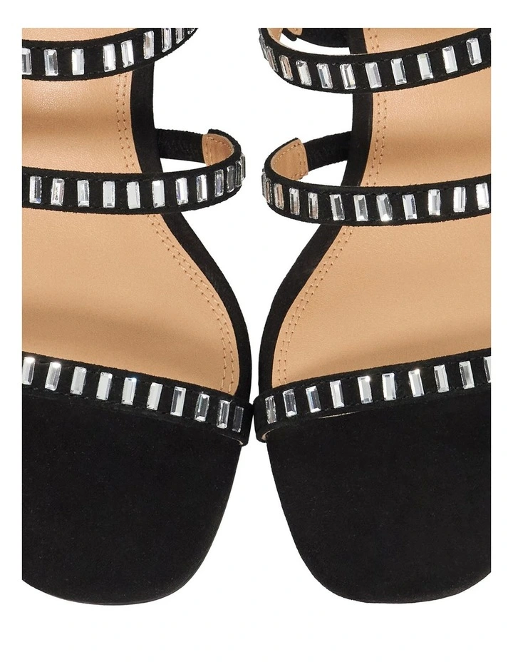 Jameson Heeled Sandal In Black image 5