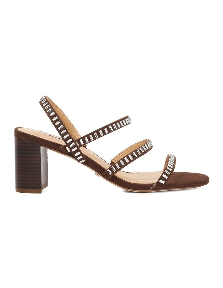 Jameson Heeled Sandal In Brown image 1