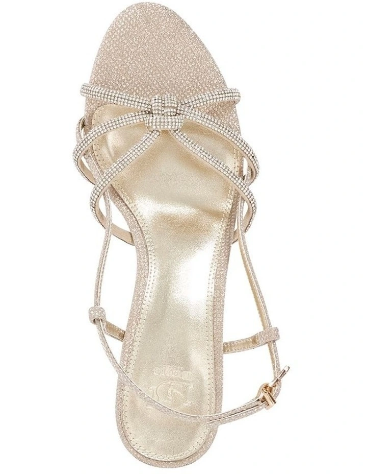 Milas Heeled Sandal in Gold image 3