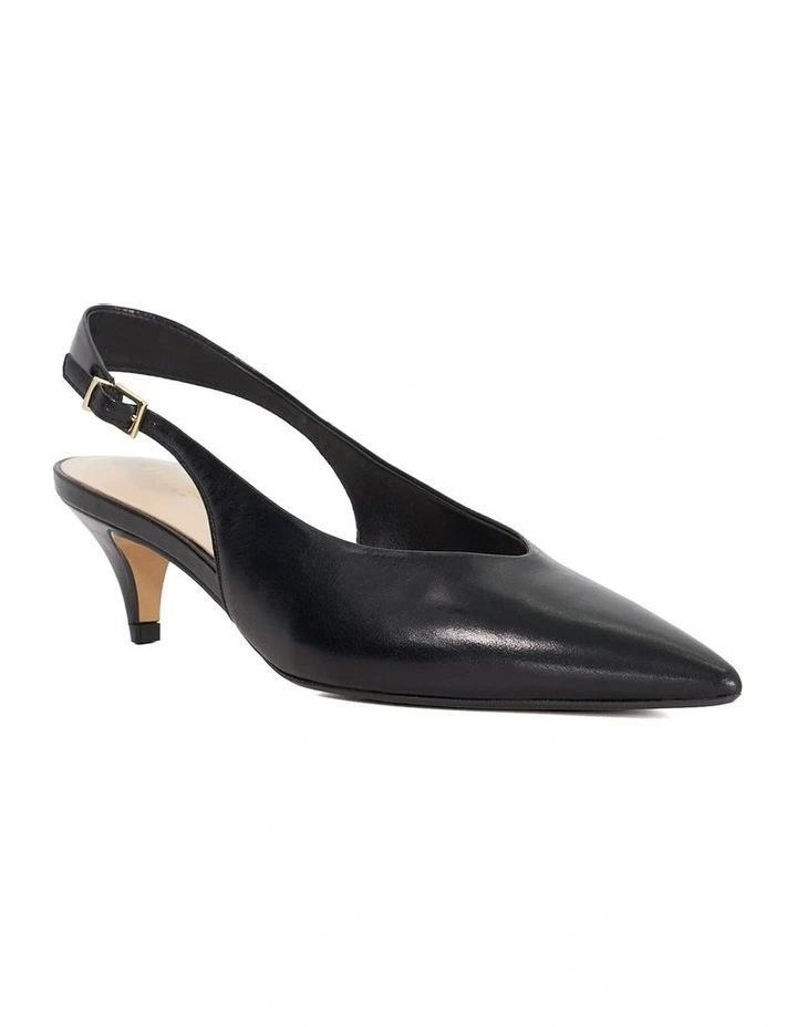 Connect Slingback Pump in Black image 2