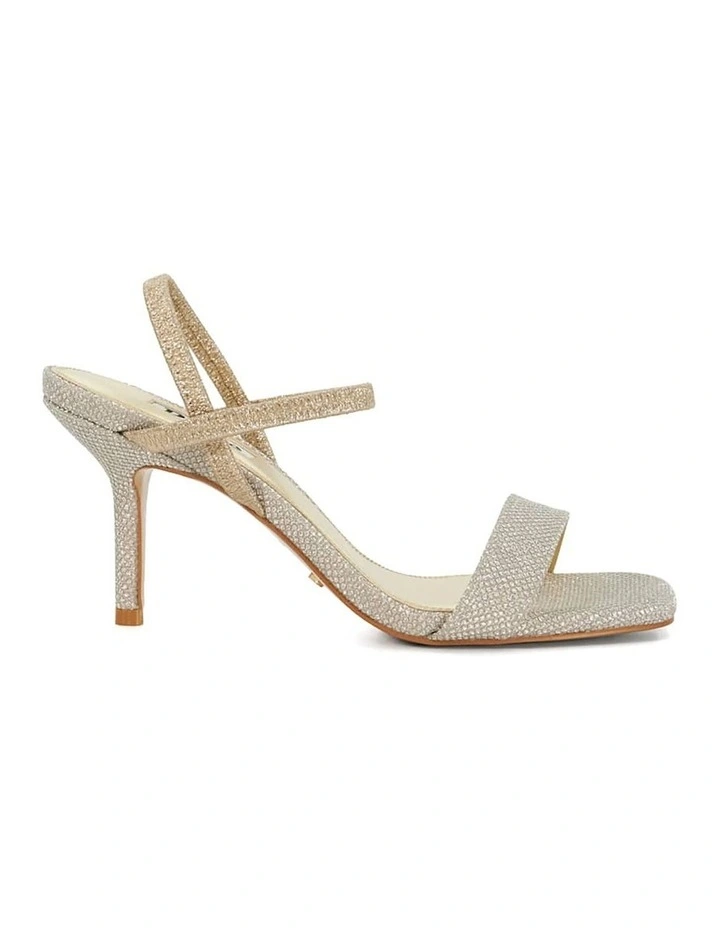 Methodical Heeled Sandal in Gold image 1