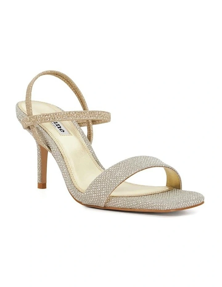Methodical Heeled Sandal in Gold image 3