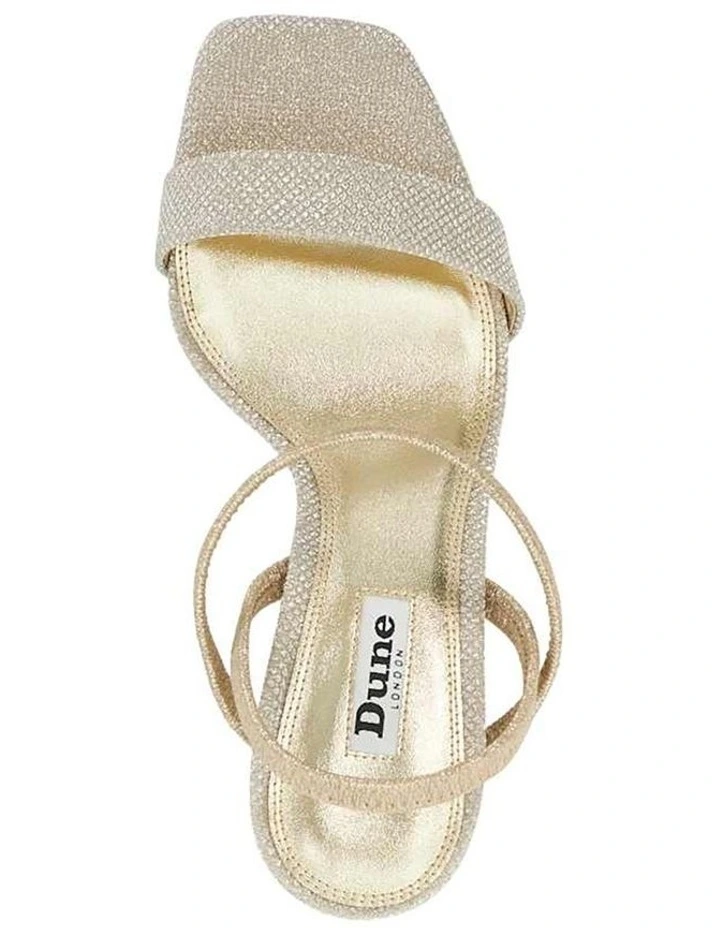 Methodical Heeled Sandal in Gold image 4