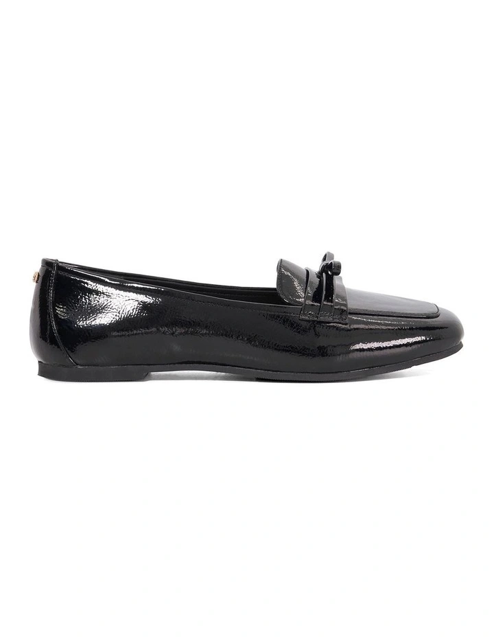 Gladstone Bow Trim Loafer in Black image 1