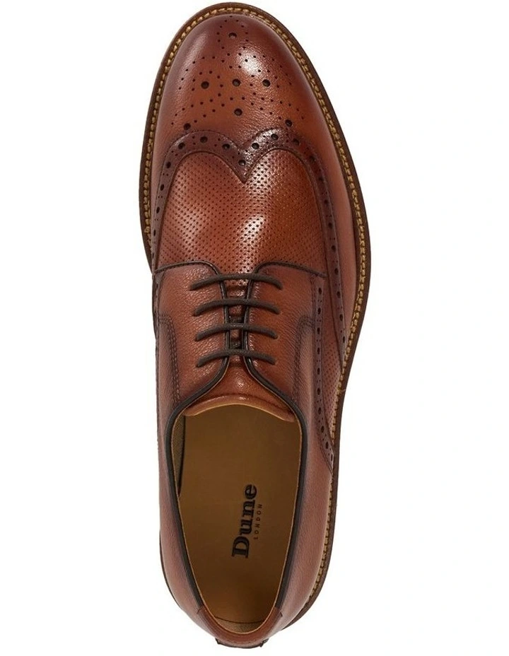 Benidictus Lace Up Shoes in Tan image 4