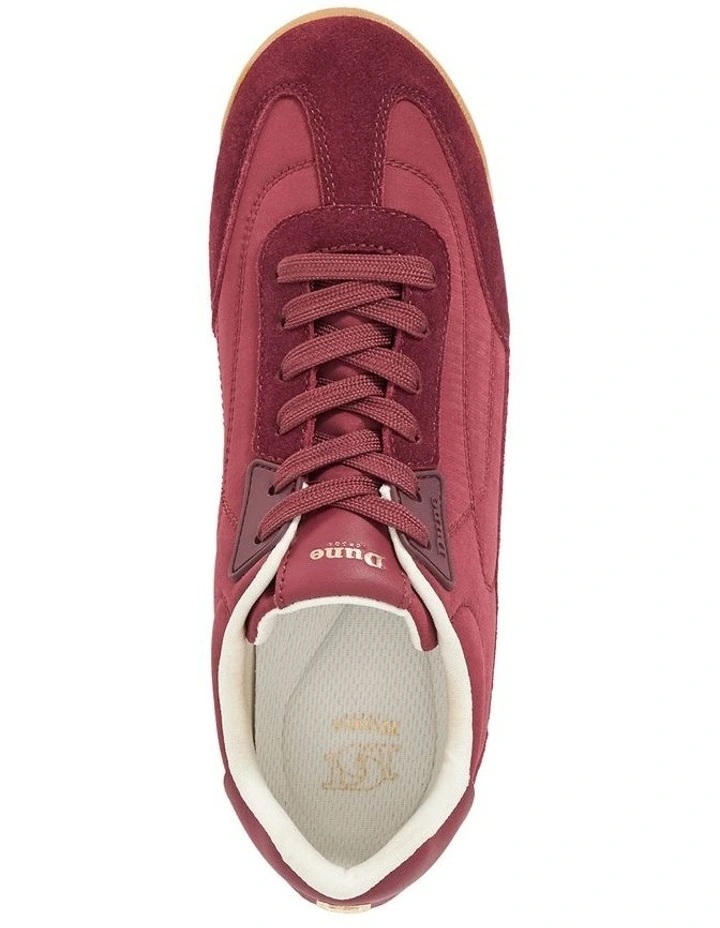 Emanie Retro Trainer in Burgundy image 3