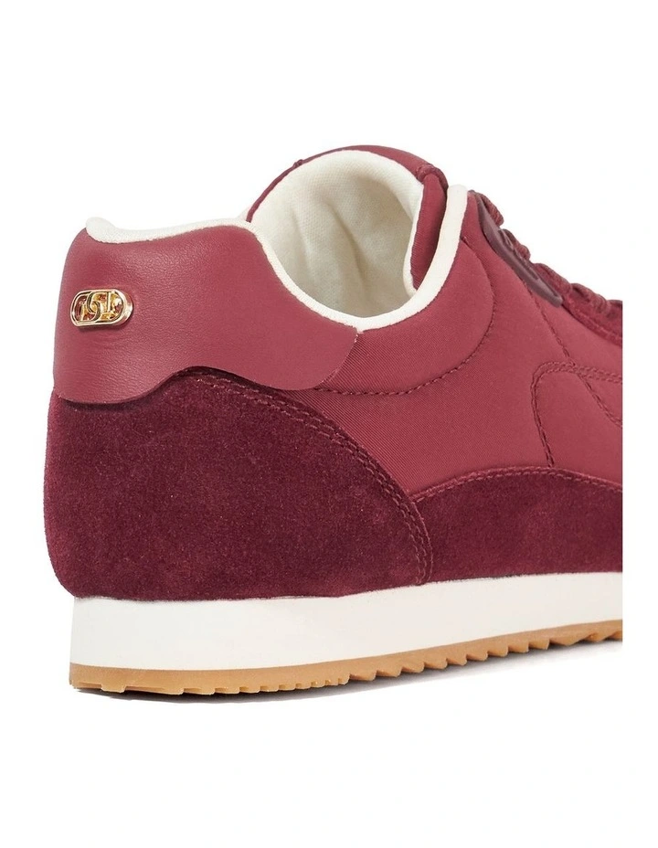 Emanie Retro Trainer in Burgundy image 5