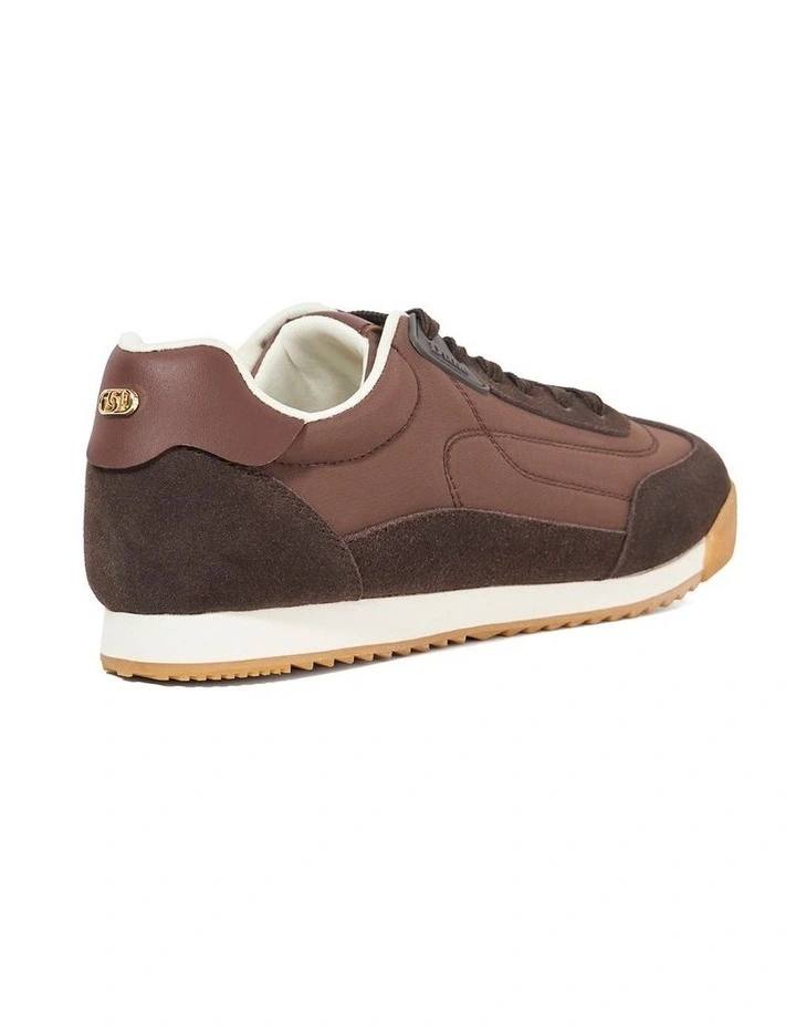 Emanie Retro Trainer in Brown image 4