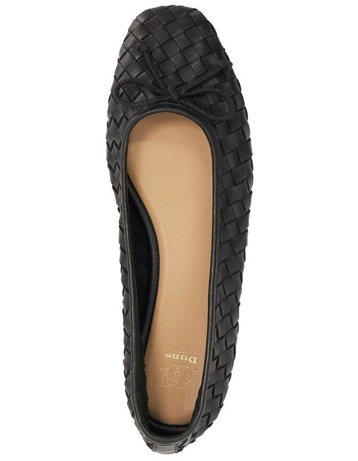 Heat Woven Ballet Flat in Black image 4