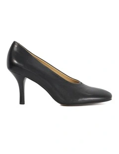 Abundant High Cut Court Shoe in Black