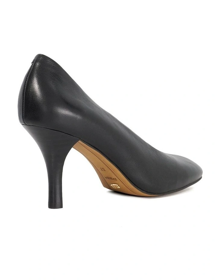 Abundant High Cut Court Shoe in Black image 5