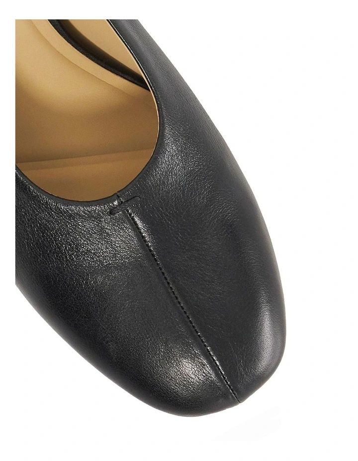 Abundant High Cut Court Shoe in Black image 6