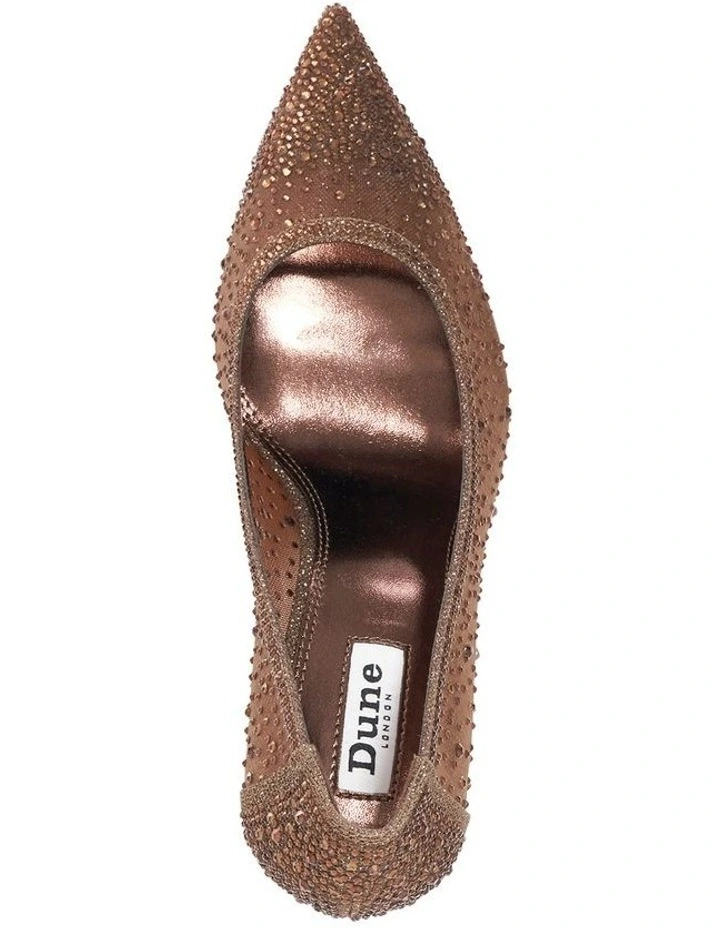 Asteria Mesh Court Shoe in Dark Brown image 3