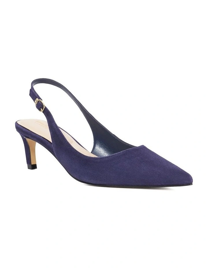 Celinna Slingback Kitten Heel in Blue image 2