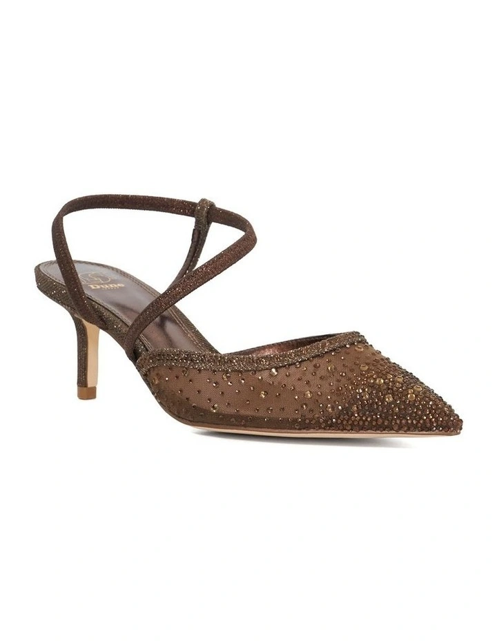 Chasing Elastic Strap Open Court Shoe in Bronze image 2