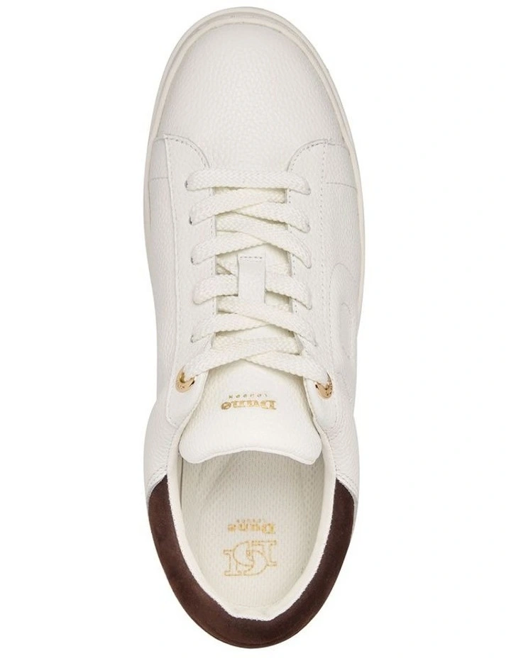Eden Flatform Sneaker in White image 3